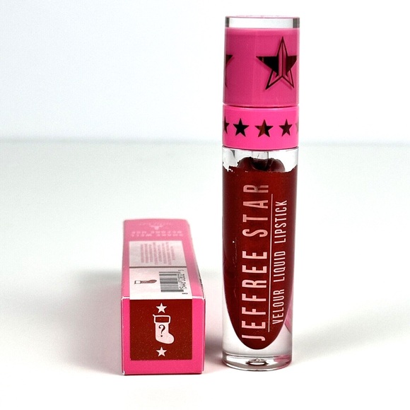 Sale Jeffree Star Christmas Mystery Shade Stocking Red Liquid Velour Lipstick - Picture 6 of 8